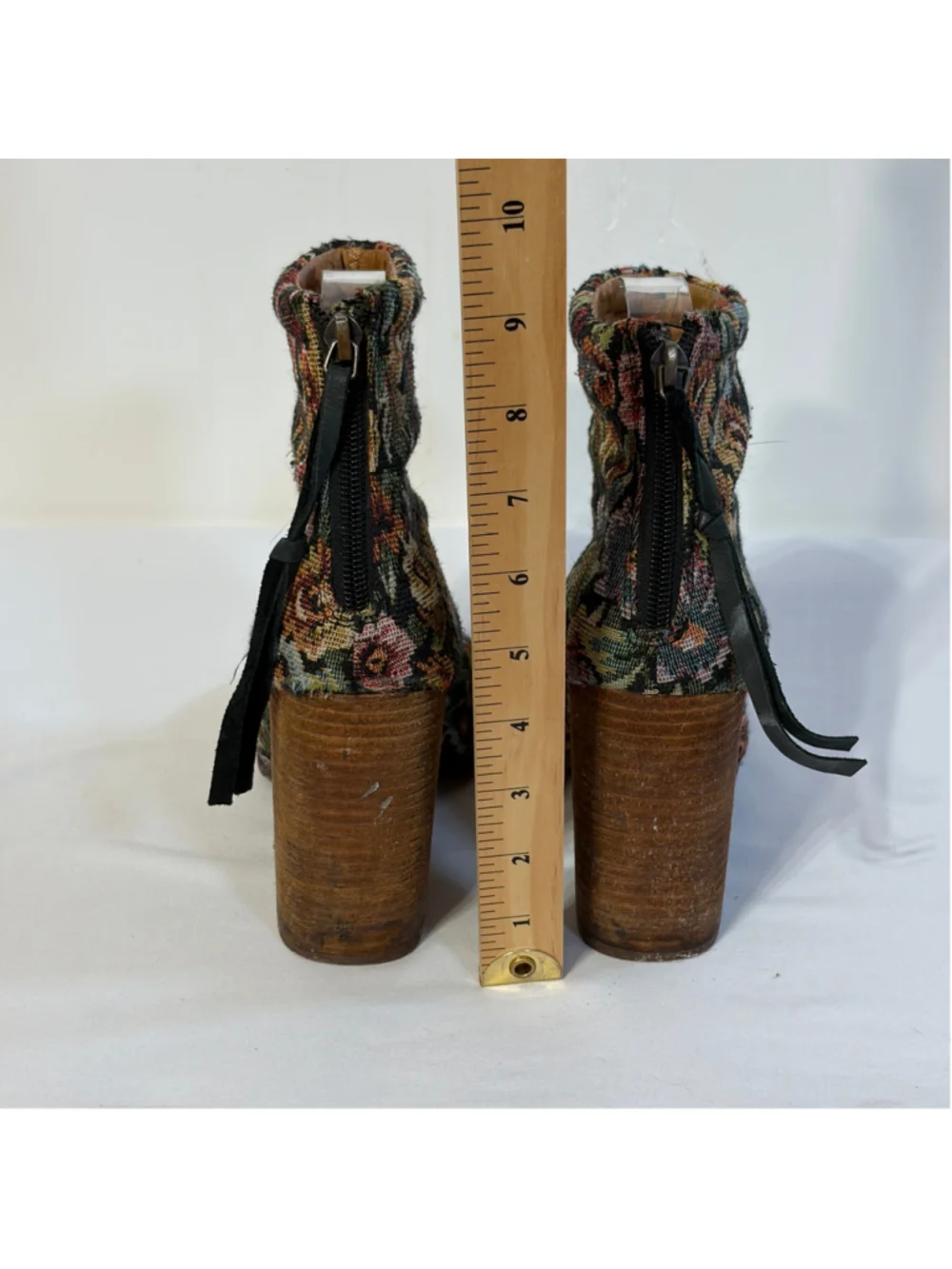 Jeffrey Campbell Havana Last Floral Tapestry Ankle Boots Women’s EU 39 US 8.5
